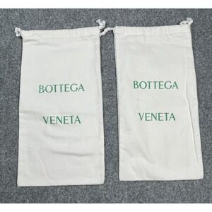 Bottega Veneta Dust Shoe Bags Drawstring Travel Storage Flannel Luxury Set of 2